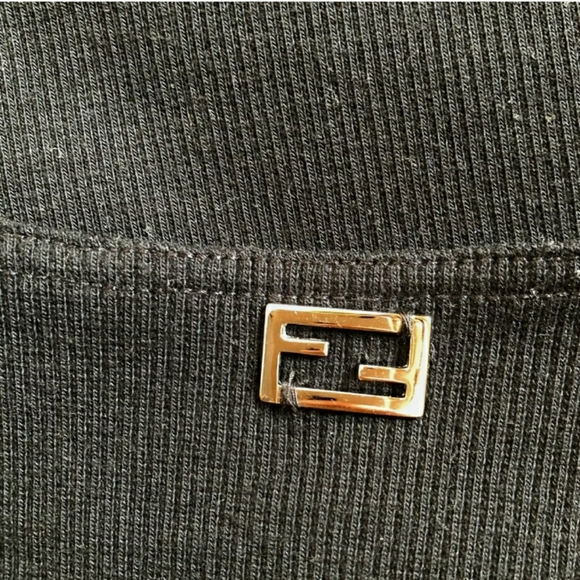 AUTHENTIC VINTAGE SILVER HARDWARE FF LOGO TANK TOP - Picture 6 of 9